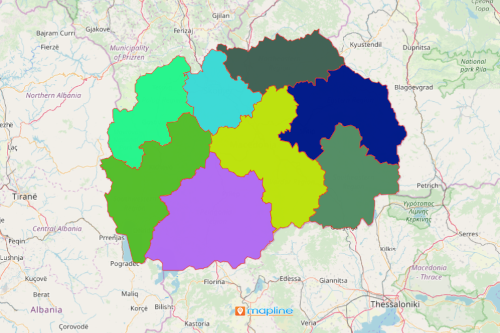 Use Mapline's Territory Mapping Software to Get The Most Out of North Macedonia Map