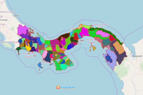 Analyze Panama Map Using Mapline's Territory Mapping Software