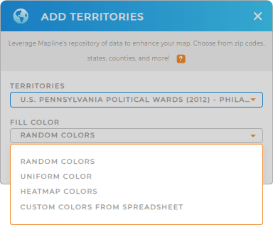 Color Styles for Philadelphia Wards