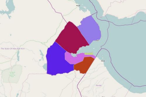 Create Djibouti Map Using Mapline's Territory Mapping Software