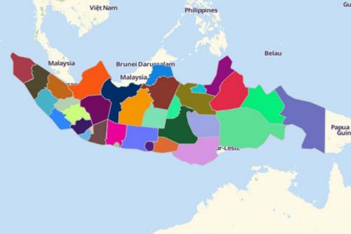 Use Mapline's Territory Mapping Software to Create an Indonesia Map 