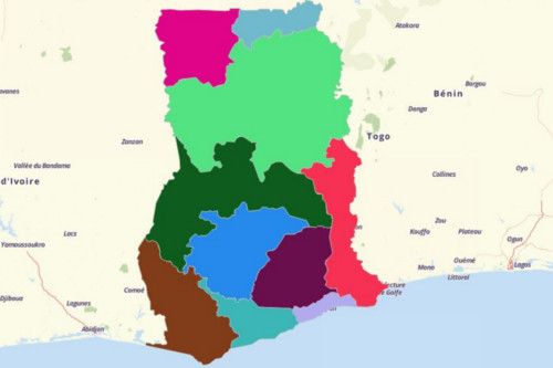 Create Ghana Map Using Mapline's Territory Mapping Software
