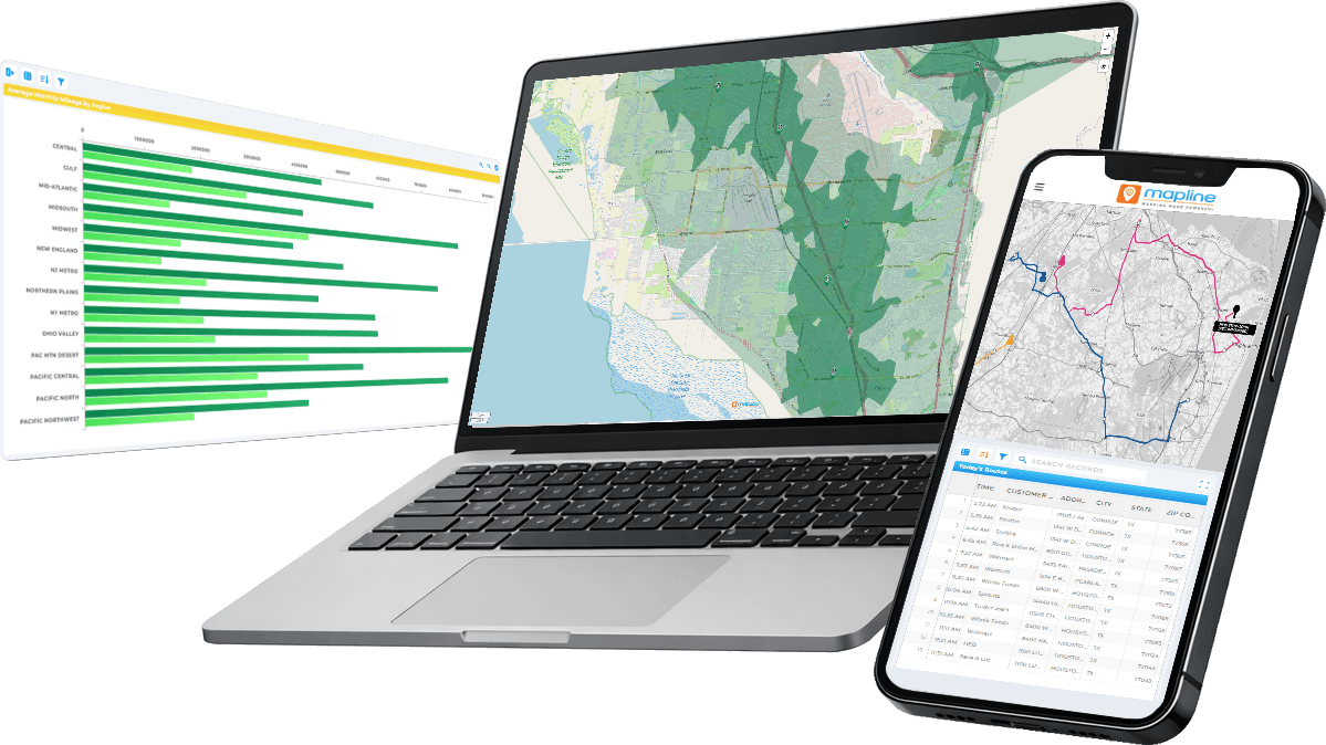 Improve workforce planning with drive time polygons