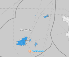 Map of Guernsey parishes
