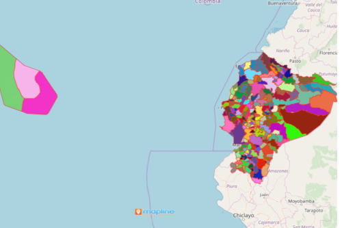 Visualize and Understand Ecuador Map with Mapline's Territory Mapping Software