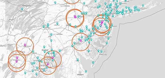 Turn a pin map into a powerhouse with Mapline
