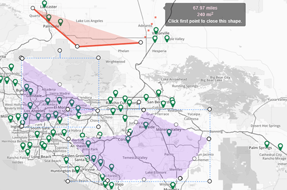 Draw custom territories in Mapline