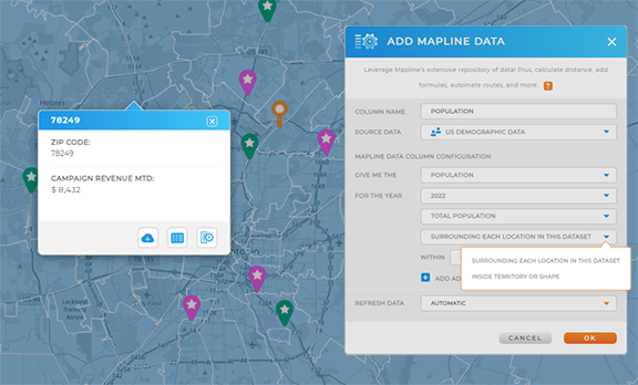 Add customer demographics to your competitive analysis in seconds