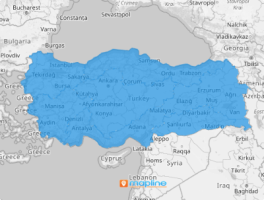 Map of Turkey regions