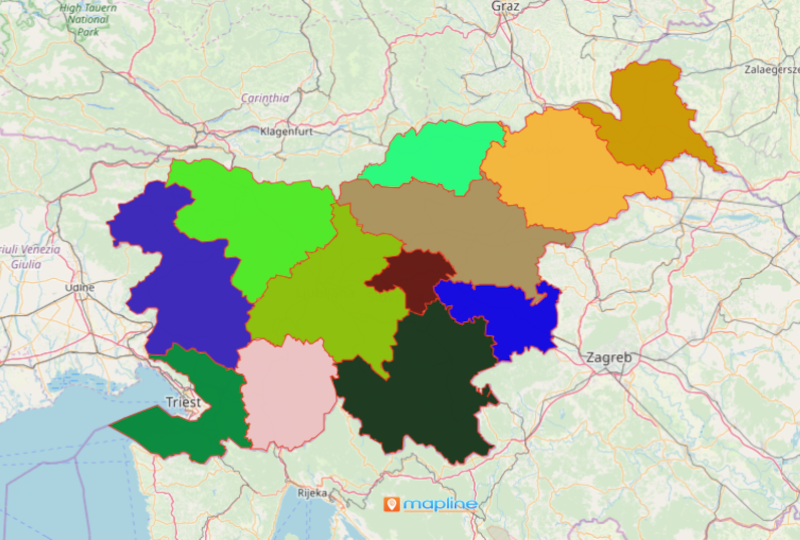 Use Mapline's Territory Mapping Software to Get The Most Out of Slovenia Map