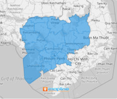 Map of Cambodia Provinces