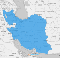 Map of Iran Provinces