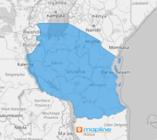 Map of Tanzania zones