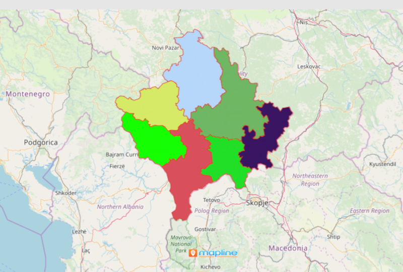 Use Mapline's Territory Mapping Software to Get The Most Out of Kosovo Map