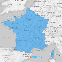 Map of French Departments