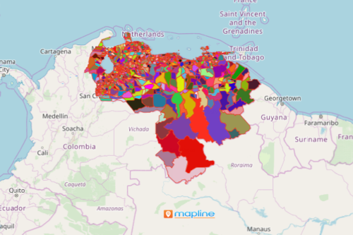 Visualize and Understand Venezuela Map with Mapline's Territory Mapping Software