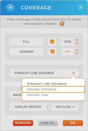 Add drive distance polygons to your Mapline maps