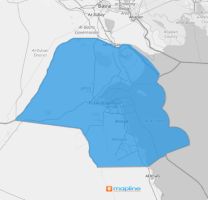 Map of Kuwait governorates