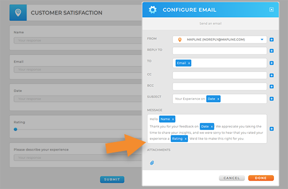 Monitor and automate customer satisfaction reporting