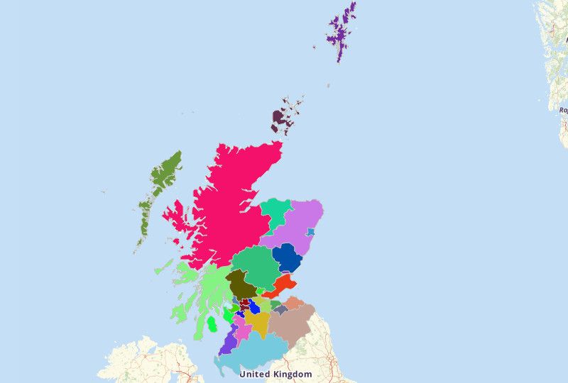 Use Mapline's Territory Mapping Software to Get The Most Out of Scotland Map