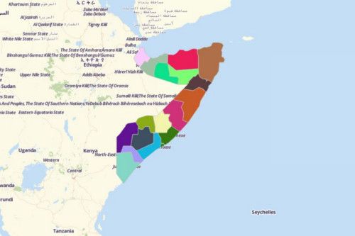 Create a Map of Somalia in Africa Using Mapline's Territory Mapping Software