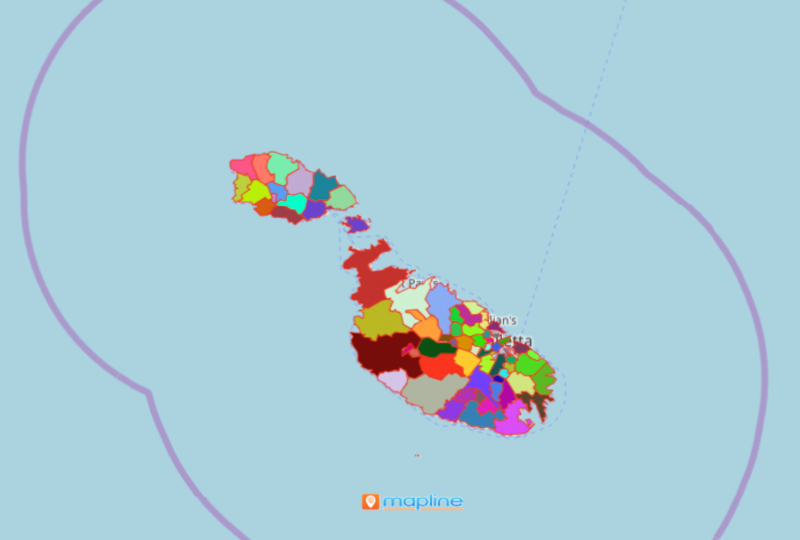 Use Mapline's Territory Mapping Software to Get The Most Out of Malta Map