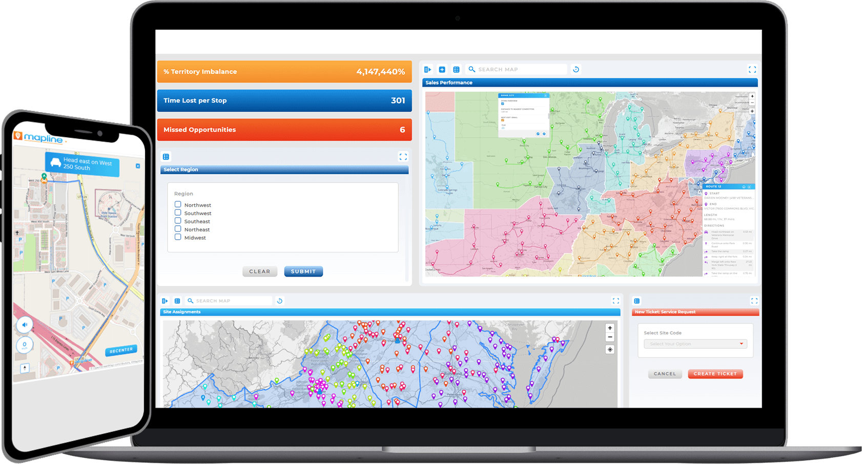 Mapline Geo Routing advanced routing solutions for enterprises