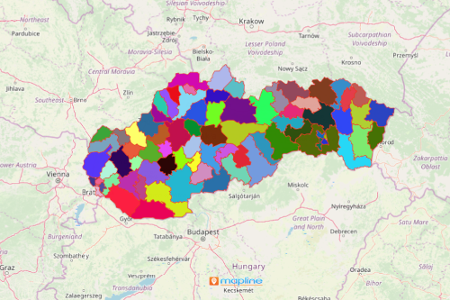 Use Mapline's Territory Mapping Software to Get The Most Out of Slovakia Map