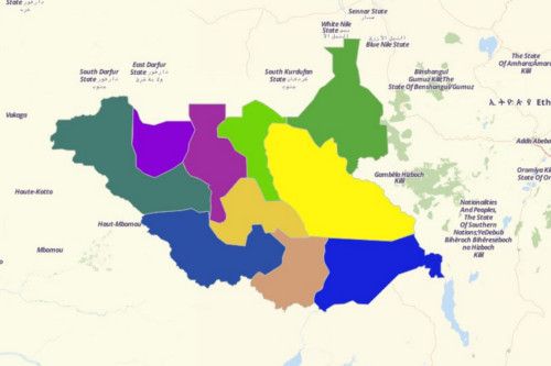 Create South Sudan State Map Using Mapline's Territory Mapping Software