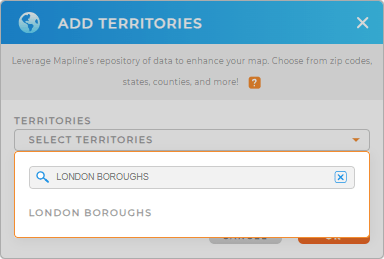 Adding Boroughs of London