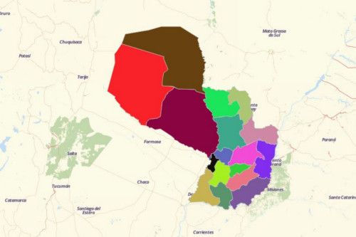 Visualize and Understand Paraguay Map with Mapline's Territory Mapping Software