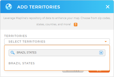 Adding Brazil States to map