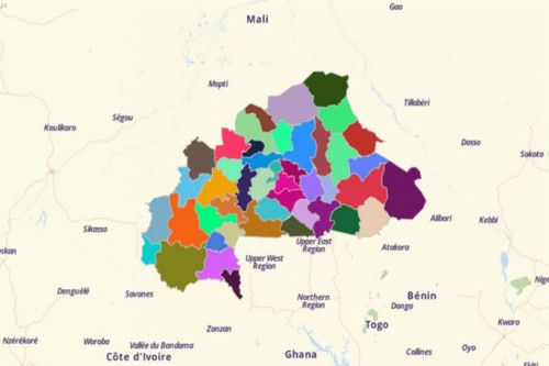 Use Mapline’s Mapping Software to Create Burkina Faso Map