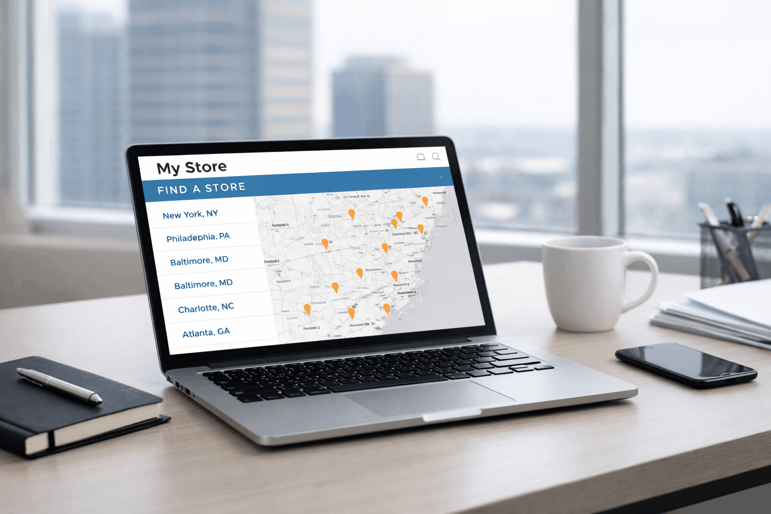 emnbed interactive maps on your website with Mapline
