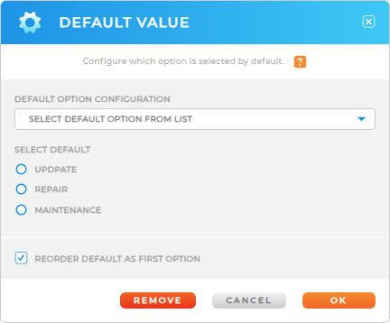 Use custom text as a default answer in Mapline forms