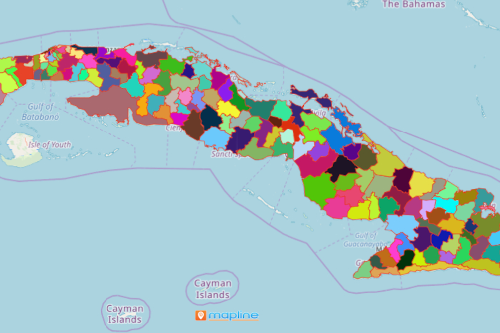 Analyze Cuba Map Using Mapline's Territory Mapping Software
