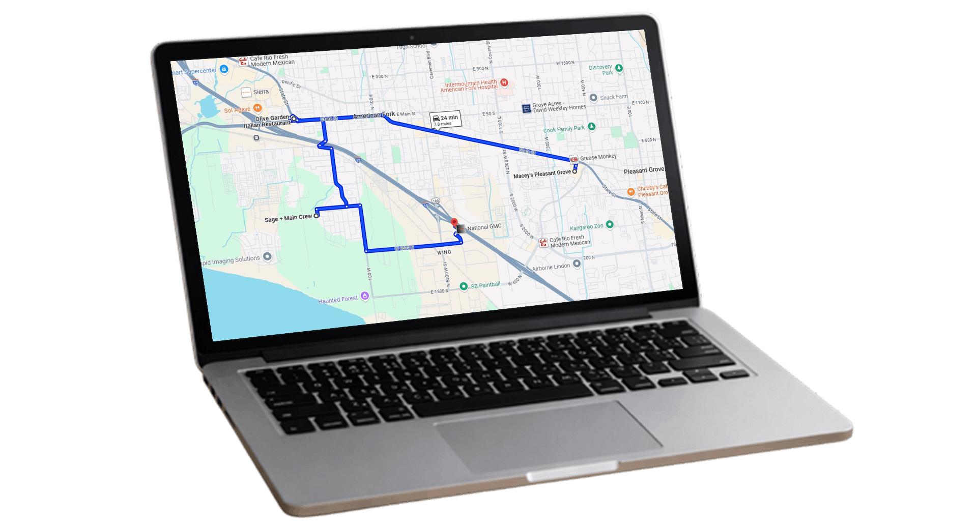 Plot locations on a map with Google My Maps
