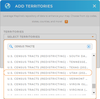 Adding U.S. Census Tracts to map