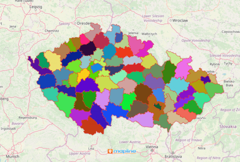 Use Mapline's Territory Mapping Software to Get The Most Out of Czech Republic Map