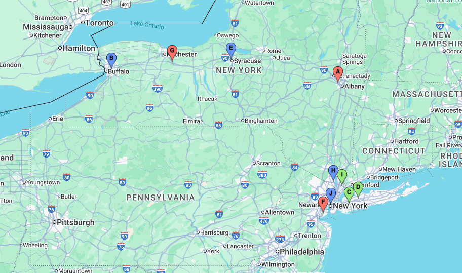 Example Batch Geo map