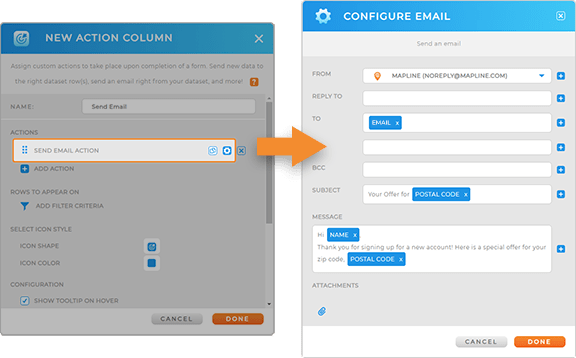 Send location-based messages to your audience based on regional dynamics