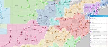 Multi stop route planner