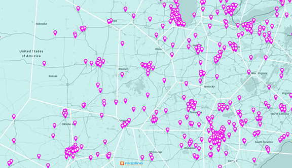 Map-based data visualizations give you more than just pins: they drive decision making