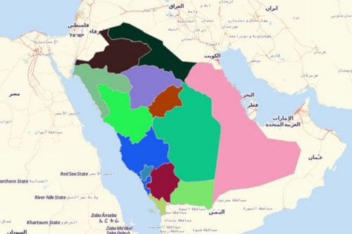 Use Mapline's Territory Mapping Software to Create a Saudi Arabia Map 