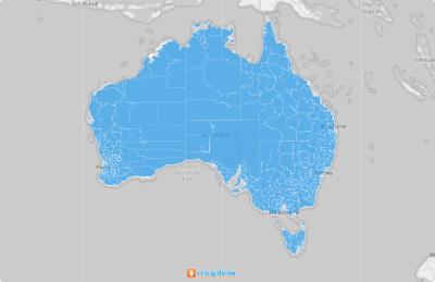 Map of Local Government Areas in Australia