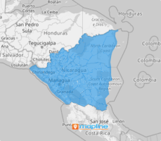 Map of Nicaragua municipalities