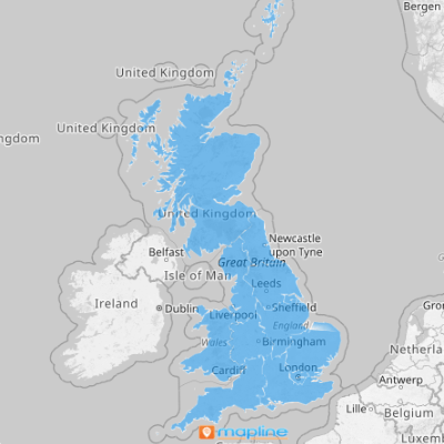 Map of U.K. regions