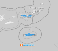 Map of Virgin Islands estates