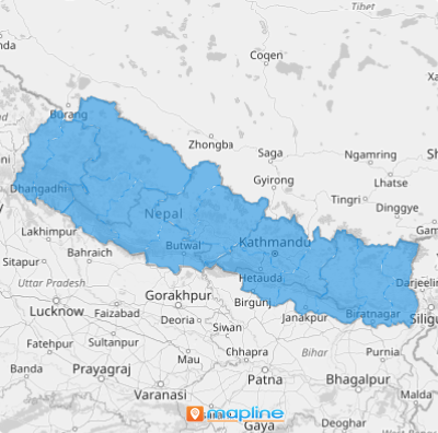 Nepal Zones - Mapline