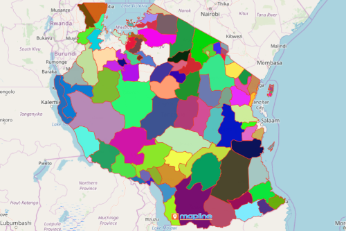 Create Tanzania Map Using Mapline's Territory Mapping Software